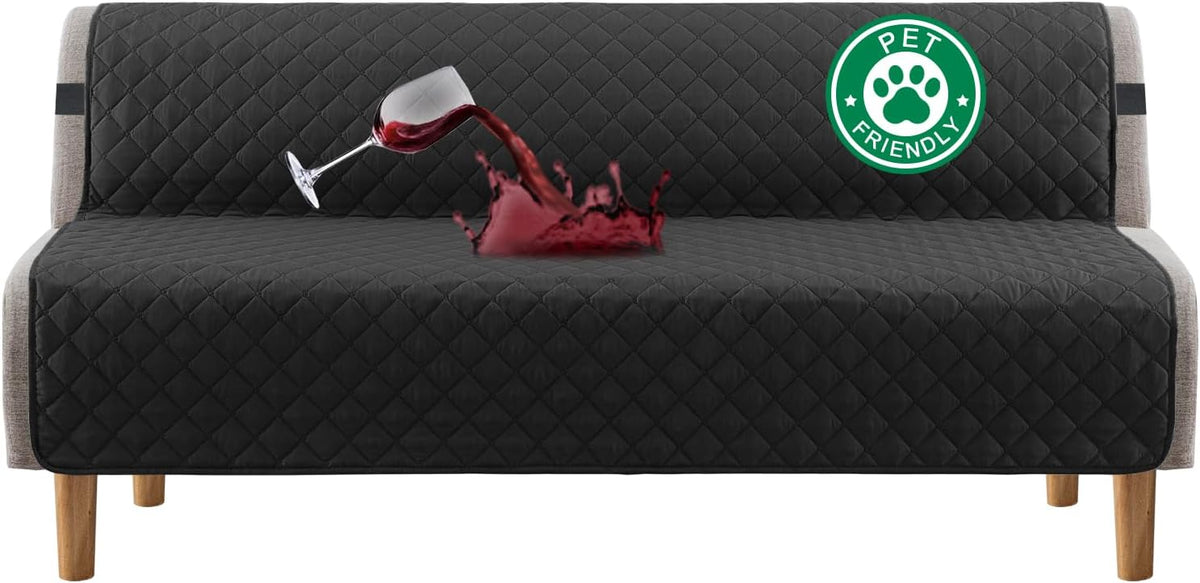 100% Waterproof Sofa Covers Couch Cover Sofa Cover for Dogs Couch Protector Triple Non-Slip Sofa Slipcover for 3 Cushion Couch Furniture Protector for Pets, Kids,Dog (Sofa 70", Ivory)