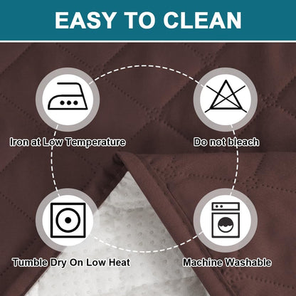 100% Waterproof Sofa Covers Couch Cover Sofa Cover for Dogs Couch Protector Triple Non-Slip Sofa Slipcover for 3 Cushion Couch Furniture Protector for Pets, Kids,Dog (Sofa 70", Ivory)