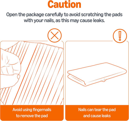 Leak-Proof Dog and Puppy Potty Training Pee Pads with Quick-Dry 5-Layer Surface, Standard Absorbency, Giant Size, 27.5 x 44 Inch, Blue & White, 40-Pack