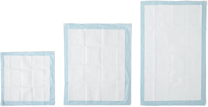 Leak-Proof Dog and Puppy Potty Training Pee Pads with Quick-Dry 5-Layer Surface, Standard Absorbency, Giant Size, 27.5 x 44 Inch, Blue & White, 40-Pack