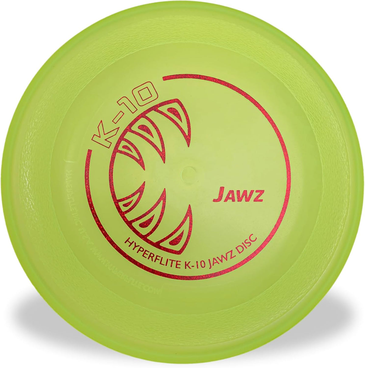 K-10 Jawz Puncture Resistant Dog Flying Disc, Medium-Large