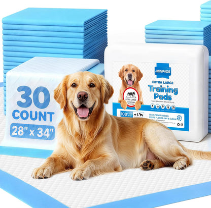 Puppy Pads 28"x34", Extra Large, Super Absorbent