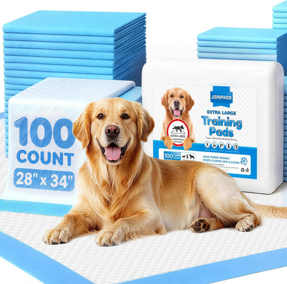 Puppy Pads 28"x34", Extra Large, Super Absorbent