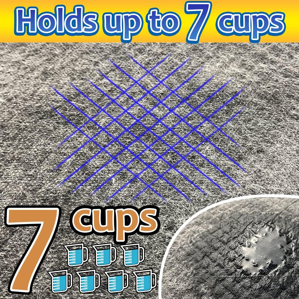 Charcoal Dog Pee Pads Extra Large 28“x34”, Puppy Pads XL 30 Count, Potty Pads for Dogs, Disposable Urine Bed Pads for Odor-Control, X-Large Piddle Underpads, Training Liners for Housebreaking
