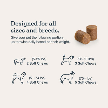 Calming & Skin Bundle for Dogs, Anxiety & Skin Support, 2Pk, 75ct ea