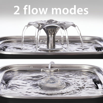 Innovation Award Winner Stainless Steel Cat Water Fountain, 108oz
