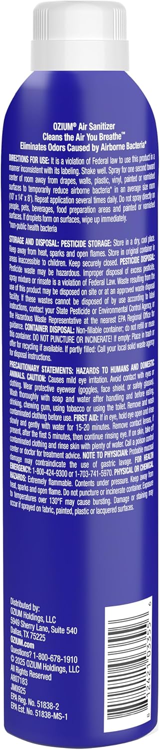 8 Oz. Air Sanitizer & Odor Eliminator Spray