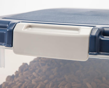 Dog Food Storage Container, Up to 11 lbs, Navy, Made in USA