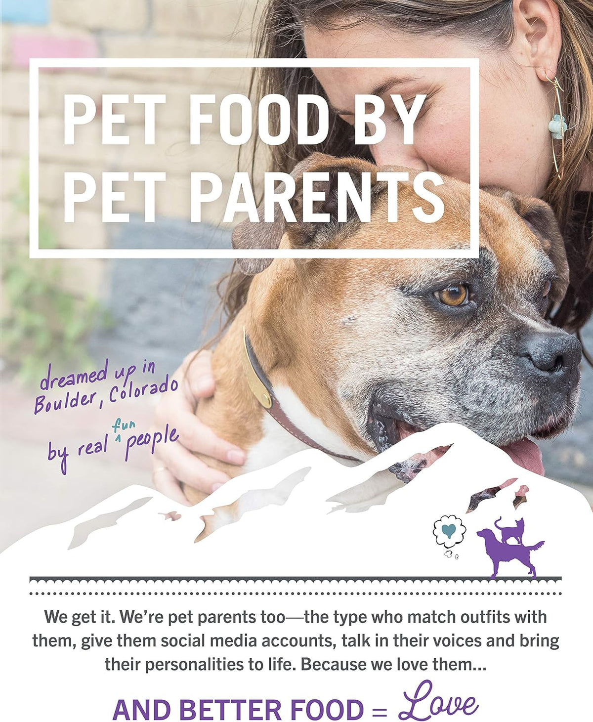 Naked Essentials Dry Dog Food - Lamb + Bison - High Protein, Real Meat, No Fillers, Prebiotics + Probiotics, 4lb Bag