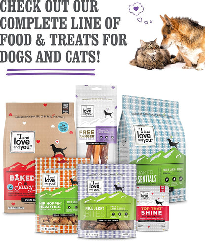 Naked Essentials Dry Dog Food - Lamb + Bison - High Protein, Real Meat, No Fillers, Prebiotics + Probiotics, 4lb Bag