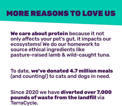 Naked Essentials Dry Dog Food - Lamb + Bison - High Protein, Real Meat, No Fillers, Prebiotics + Probiotics, 4lb Bag