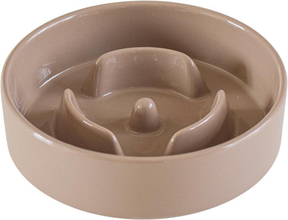 Havniva Ceramic Slow Feeder Dog Bowls, 1.6 Cups Dog Bowl Slow Feeding for Medium Breed, 8.2inch Puzzle Dog Food Bowl Slow Feeder Non-Slip Anti-Gulping and Anti-Choking Reduces Bloating