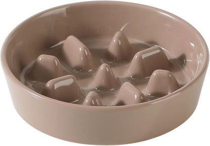 Havniva Ceramic Slow Feeder Dog Bowls, 1.6 Cups Dog Bowl Slow Feeding for Medium Breed, 8.2inch Puzzle Dog Food Bowl Slow Feeder Non-Slip Anti-Gulping and Anti-Choking Reduces Bloating