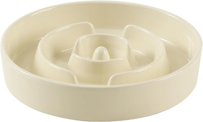 Havniva Ceramic Slow Feeder Dog Bowls, 1.6 Cups Dog Bowl Slow Feeding for Medium Breed, 8.2inch Puzzle Dog Food Bowl Slow Feeder Non-Slip Anti-Gulping and Anti-Choking Reduces Bloating