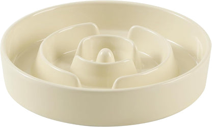 Havniva Ceramic Slow Feeder Dog Bowls, 1.6 Cups Dog Bowl Slow Feeding for Medium Breed, 8.2inch Puzzle Dog Food Bowl Slow Feeder Non-Slip Anti-Gulping and Anti-Choking Reduces Bloating