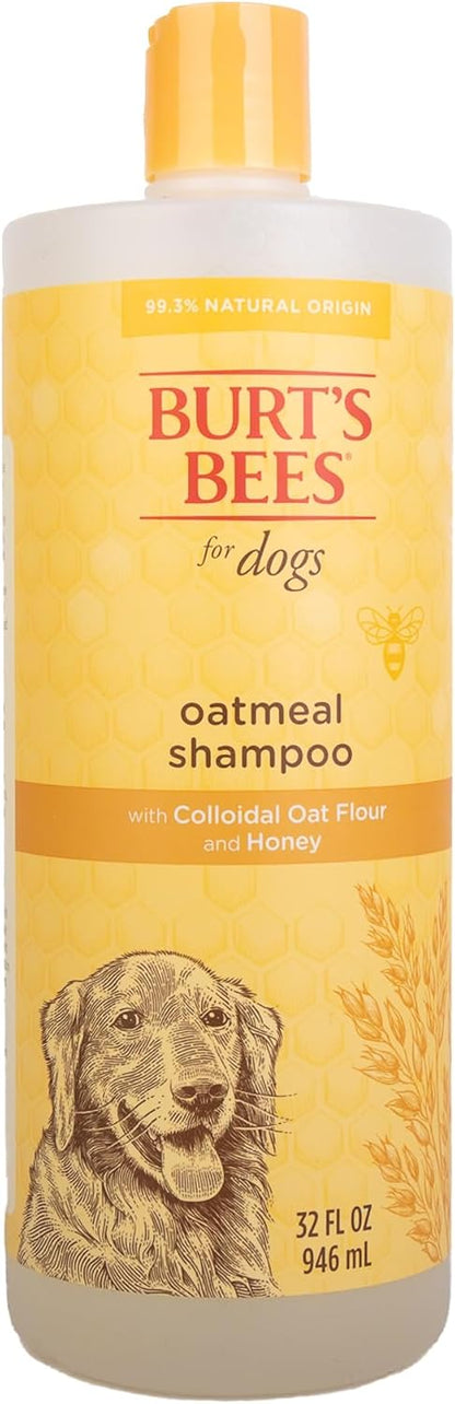 Oatmeal Dog Shampoo with Honey, Unscented, 16 Fl Oz
