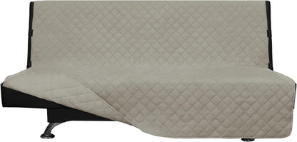 Reversible Couch Cover, 3 Cushion Sofa, Large, Chocolate/Beige | Machine Washable Slipcover For Dogs, Water Resistant Furniture Mat For Living Room, Non-Slip Sofa Cover, Pet Friendly - Colors B