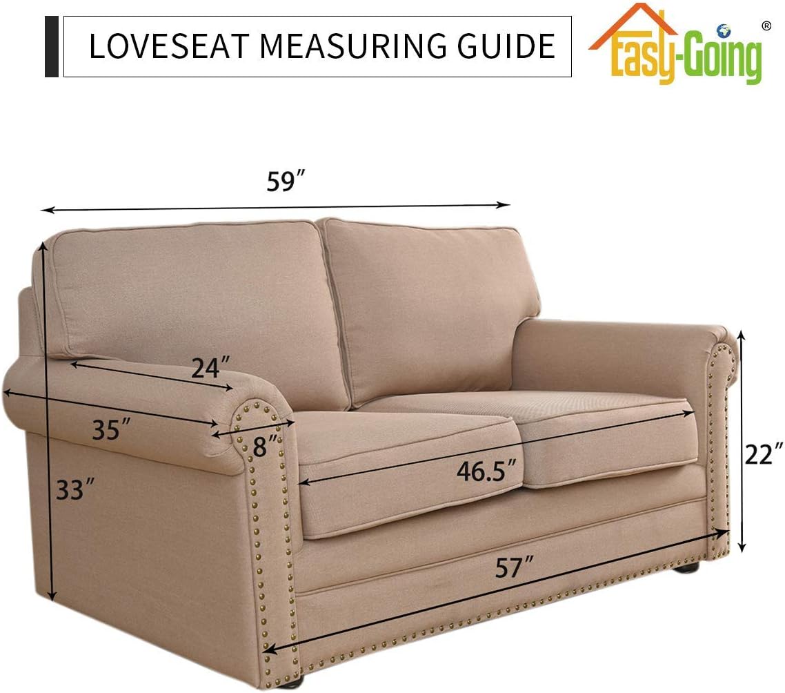 Reversible Couch Cover, 3 Cushion Sofa, Large, Chocolate/Beige | Machine Washable Slipcover For Dogs, Water Resistant Furniture Mat For Living Room, Non-Slip Sofa Cover, Pet Friendly - Colors B