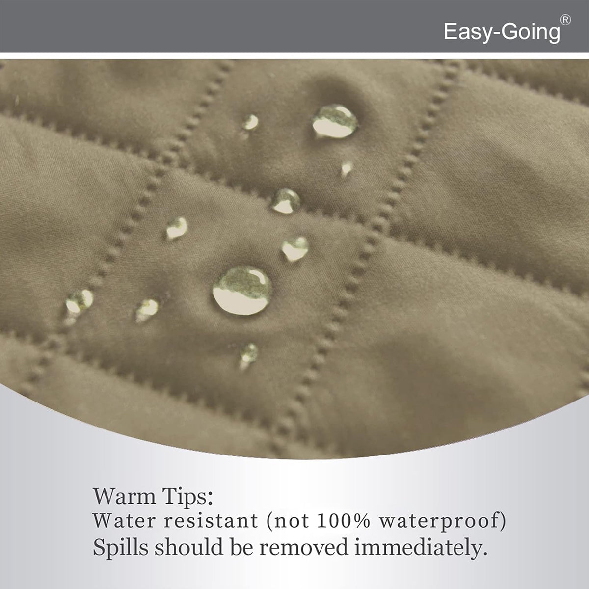 Reversible Couch Cover, 3 Cushion Sofa, Large, Chocolate/Beige | Machine Washable Slipcover For Dogs, Water Resistant Furniture Mat For Living Room, Non-Slip Sofa Cover, Pet Friendly - Colors B