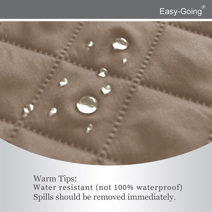Reversible Couch Cover, 3 Cushion Sofa, Large, Chocolate/Beige | Machine Washable Slipcover For Dogs, Water Resistant Furniture Mat For Living Room, Non-Slip Sofa Cover, Pet Friendly - Colors B