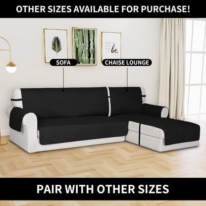 Reversible Couch Cover, 3 Cushion Sofa, Large, Chocolate/Beige | Machine Washable Slipcover For Dogs, Water Resistant Furniture Mat For Living Room, Non-Slip Sofa Cover, Pet Friendly - Colors B