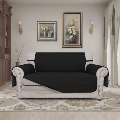 Reversible Couch Cover, 3 Cushion Sofa, Large, Chocolate/Beige | Machine Washable Slipcover For Dogs, Water Resistant Furniture Mat For Living Room, Non-Slip Sofa Cover, Pet Friendly - Colors B