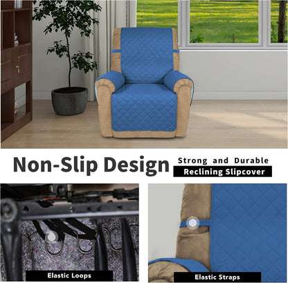 Reversible Couch Cover, 3 Cushion Sofa, Large, Chocolate/Beige | Machine Washable Slipcover For Dogs, Water Resistant Furniture Mat For Living Room, Non-Slip Sofa Cover, Pet Friendly - Colors B