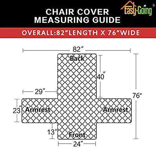 Reversible Couch Cover, 3 Cushion Sofa, Large, Chocolate/Beige | Machine Washable Slipcover For Dogs, Water Resistant Furniture Mat For Living Room, Non-Slip Sofa Cover, Pet Friendly - Colors B