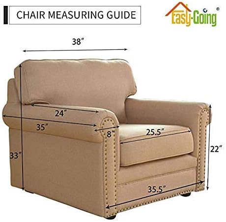 Reversible Couch Cover, 3 Cushion Sofa, Large, Chocolate/Beige | Machine Washable Slipcover For Dogs, Water Resistant Furniture Mat For Living Room, Non-Slip Sofa Cover, Pet Friendly - Colors B