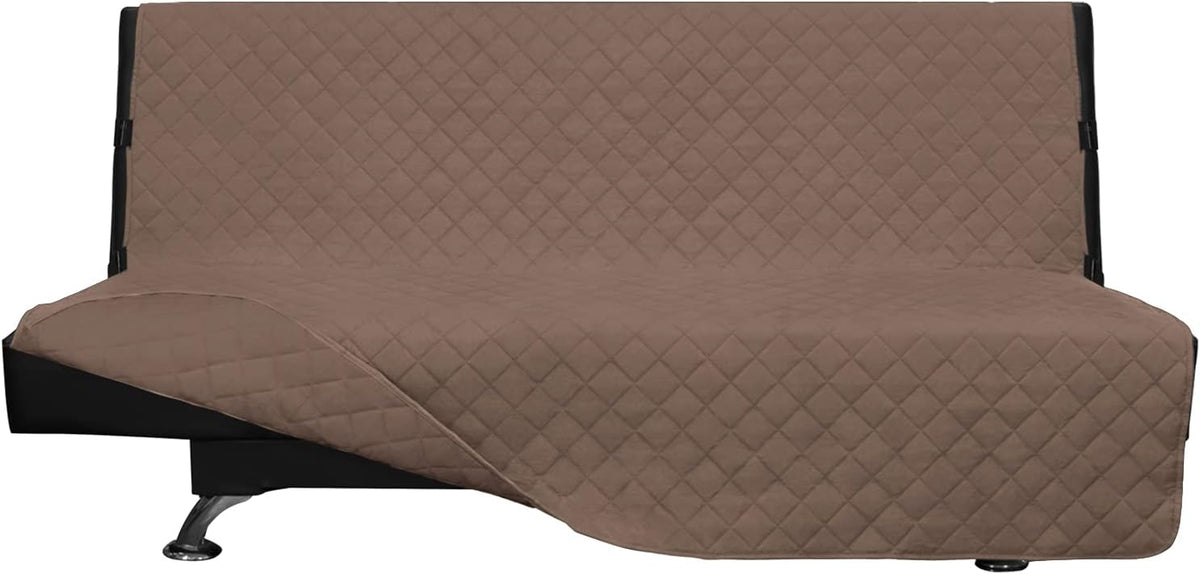 Reversible Couch Cover, 3 Cushion Sofa, Large, Chocolate/Beige | Machine Washable Slipcover For Dogs, Water Resistant Furniture Mat For Living Room, Non-Slip Sofa Cover, Pet Friendly - Colors B