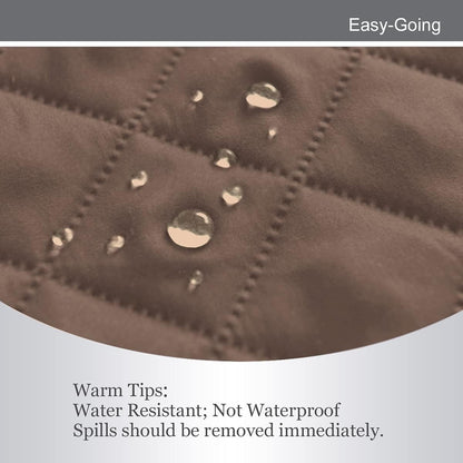 Reversible Couch Cover, 3 Cushion Sofa, Large, Chocolate/Beige | Machine Washable Slipcover For Dogs, Water Resistant Furniture Mat For Living Room, Non-Slip Sofa Cover, Pet Friendly - Colors B