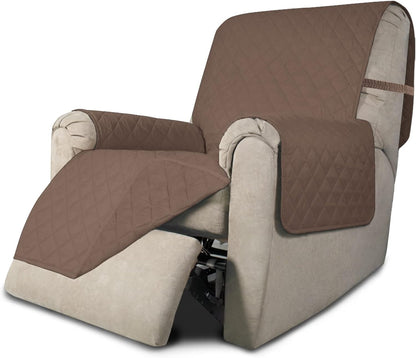 Reversible Couch Cover, 3 Cushion Sofa, Large, Chocolate/Beige | Machine Washable Slipcover For Dogs, Water Resistant Furniture Mat For Living Room, Non-Slip Sofa Cover, Pet Friendly - Colors B