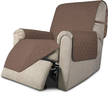 Reversible Couch Cover, 3 Cushion Sofa, Large, Chocolate/Beige | Machine Washable Slipcover For Dogs, Water Resistant Furniture Mat For Living Room, Non-Slip Sofa Cover, Pet Friendly - Colors B
