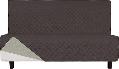 Reversible Couch Cover, 3 Cushion Sofa, Large, Chocolate/Beige | Machine Washable Slipcover For Dogs, Water Resistant Furniture Mat For Living Room, Non-Slip Sofa Cover, Pet Friendly - Colors B
