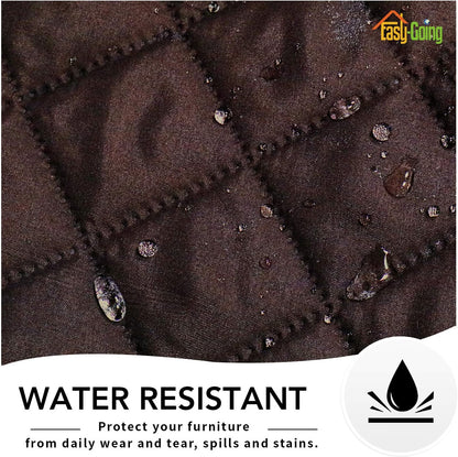 Reversible Couch Cover, 3 Cushion Sofa, Large, Chocolate/Beige | Machine Washable Slipcover For Dogs, Water Resistant Furniture Mat For Living Room, Non-Slip Sofa Cover, Pet Friendly - Colors B