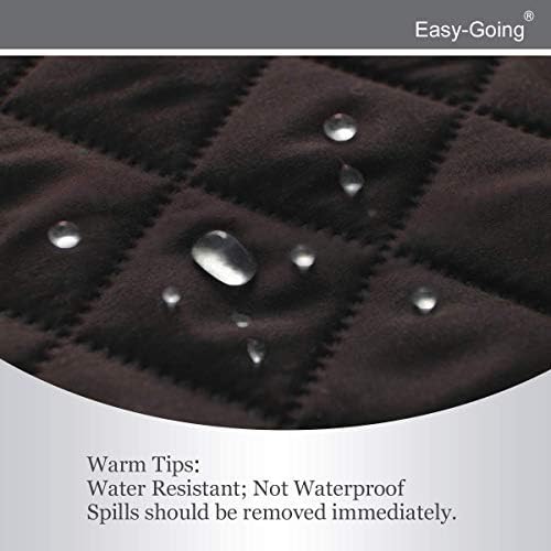 Reversible Couch Cover, 3 Cushion Sofa, Large, Chocolate/Beige | Machine Washable Slipcover For Dogs, Water Resistant Furniture Mat For Living Room, Non-Slip Sofa Cover, Pet Friendly - Colors B
