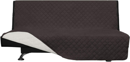 Reversible Couch Cover, 3 Cushion Sofa, Large, Chocolate/Beige | Machine Washable Slipcover For Dogs, Water Resistant Furniture Mat For Living Room, Non-Slip Sofa Cover, Pet Friendly - Colors B