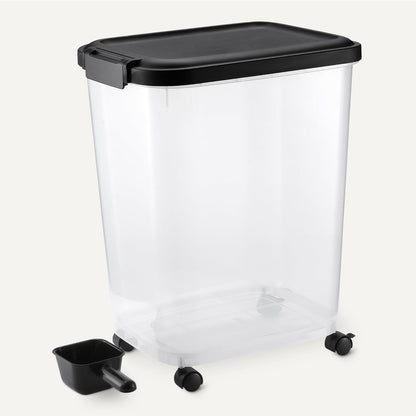 Pet Food Storage Container Set, 30lbs and 10lbs with Scoop, for Dogs and Cats