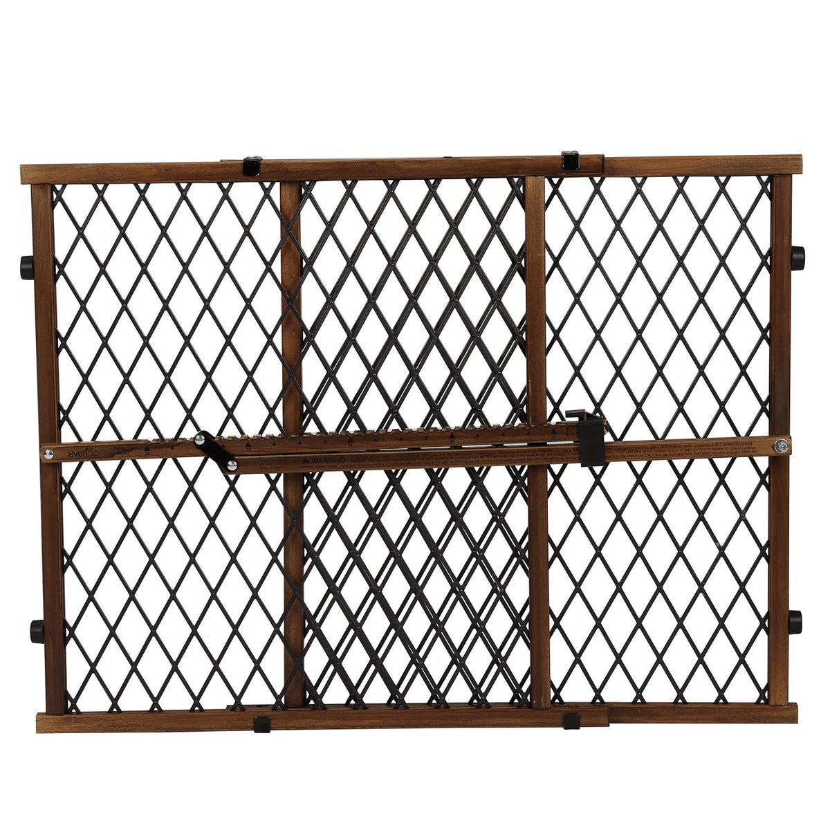 Position & Lock Adjustable Wood Baby Gate (Farmhouse Collection)