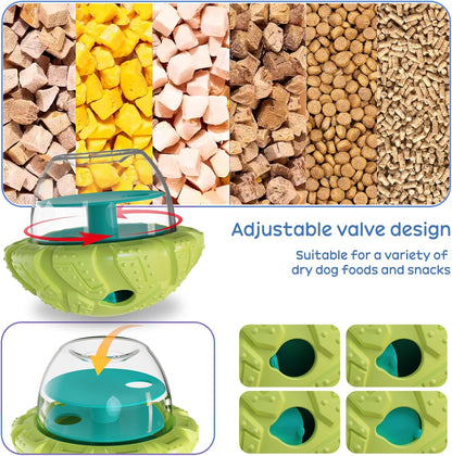 Interactive Dog Puzzle Toy for Smart, Dog Enrichment Toys to Keep Them Busy, Cognitive Dogs Toy to Stimulate Their Brain, Dog's Treat Dispensing Toys with Slow Feeder, Easy to Clean
