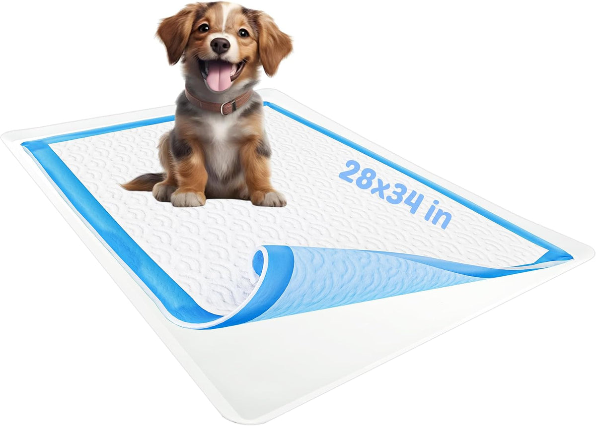 Dog Pee Pad Holder - Fits Up to 28” x 34” Pee Pad - 1 Pack - Grey
