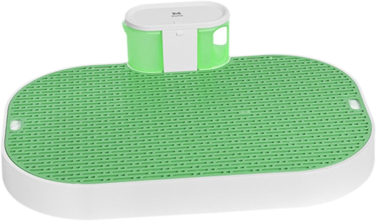 Dog Potty Loo Automatic Pee Collection Dog Urinal Tray Easy to Clean Quiet Pumping Puppy Training Smart Dog Toilet, Green