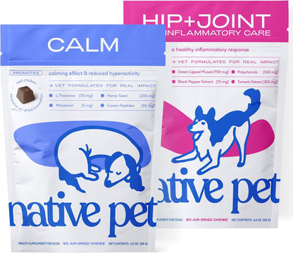 Dog Calming Chews & Allergy Relief for Dogs - 60 Chews
