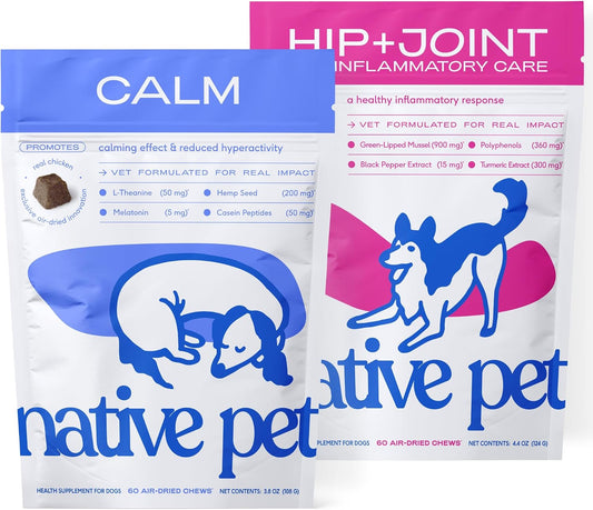 Dog Calming Chews & Allergy Relief for Dogs - 60 Chews