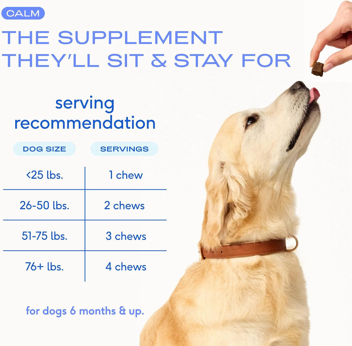 Dog Calming Chews & Allergy Relief for Dogs - 60 Chews