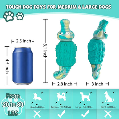 WinTour Tough Dog Toys for Aggressive Chewers, Indestructible Dog Chew Toys