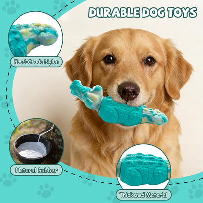 WinTour Tough Dog Toys for Aggressive Chewers, Indestructible Dog Chew Toys