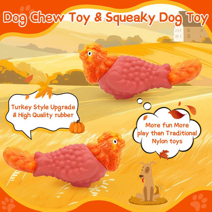 WinTour Tough Dog Toys for Aggressive Chewers, Indestructible Dog Chew Toys