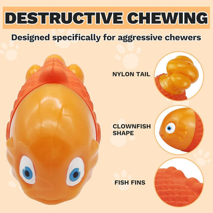 WinTour Tough Dog Toys for Aggressive Chewers, Indestructible Dog Chew Toys