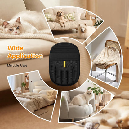 Pet Hair Remover - 2025 New Electrostatic Magic Brush Pet Hair Remover Glove, Reusable Cat & Dog Hair Remover Tool for Clothing, Couch, Furniture, Carpet, Car Seat, Cat Grooming Glove, 1 PCS